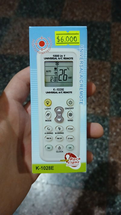 Control remoto universal para aire acondicionado 