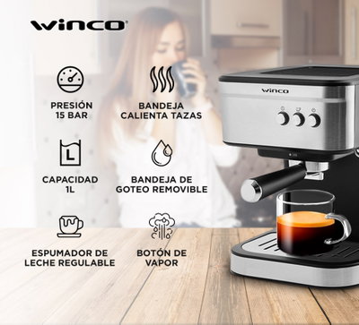 Cafetera Express marca Winco