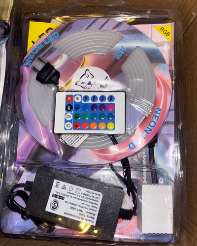 LUZ LED RGB NEÓN POR 5 METROS