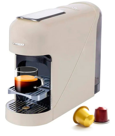 Cafetera Expresso marca Winco, compatible con cápsulas Nespresso