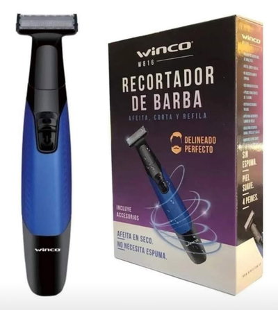 Recortador de barba , recargable marca Winco