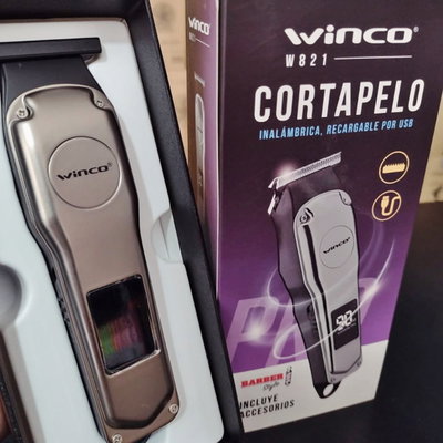 Máquina de cortar pelo, barba, inalámbrica, marca Winco