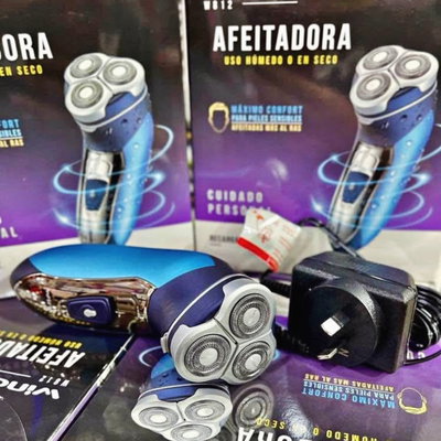 Afeitadora uso húmedo o seco, marca Winco