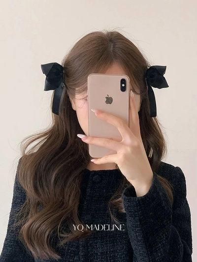 Broches de lazo para cabello x2