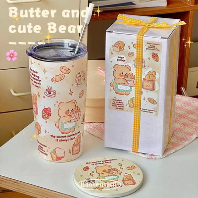 Termo vaso butter and cute bear 