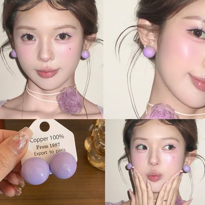 Aretes broche sin perforación de oreja 