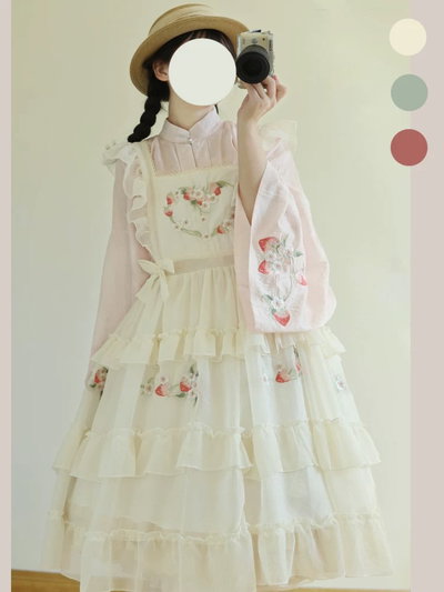 Conjunto tradicional moderno Strawberry 