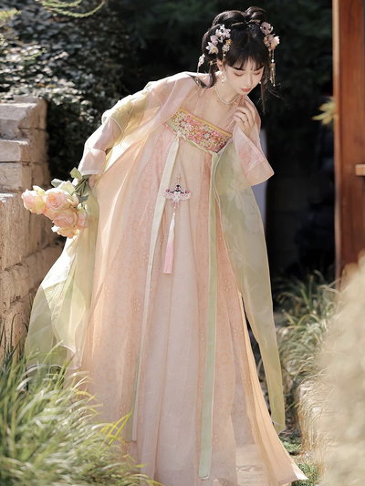 Hanfu 3 piezas floral | 2 colores