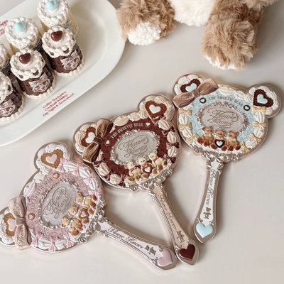 Flower knows | The sweetir bear collection hand mirror 