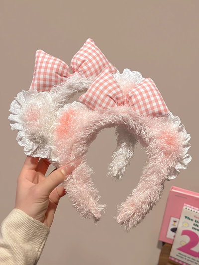 Vincha osito con moño 