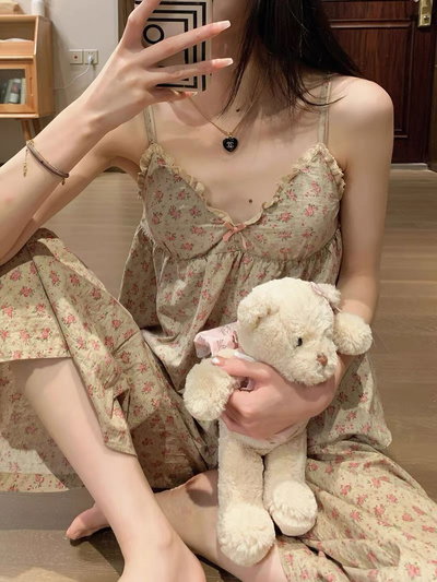 Pijama 2 piezas Floreada vintage