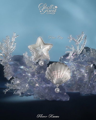 Flower knows | Shell’s jewel Hair clip 