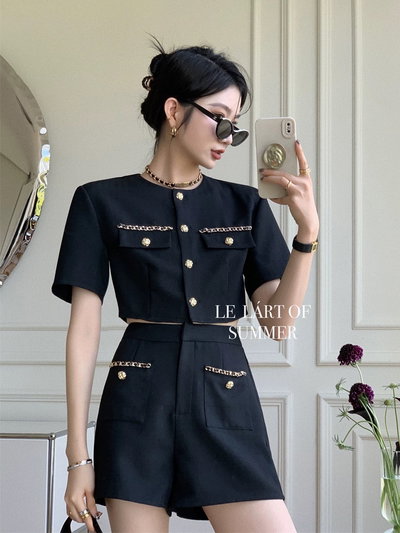 Conjunto elegante 2 piezas negro 