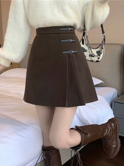 Falda otoño plisada 