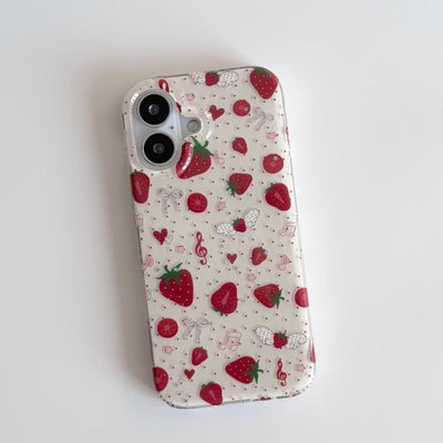 Funda iPhone frutilla 