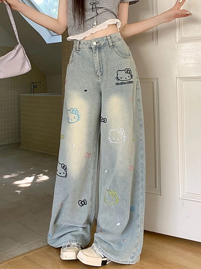 Pantalón hello kitty estampado 