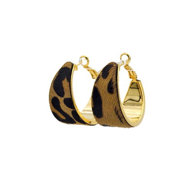 Aretes animal print 