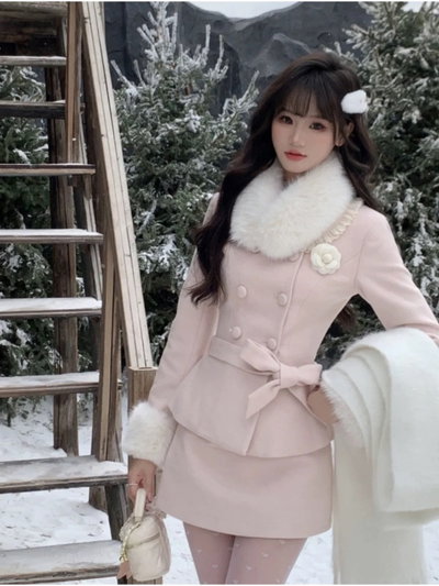 Conjunto | Blazer+falda vintage 