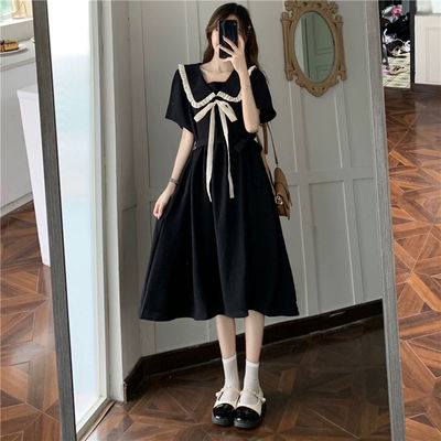 Vestido Sailor con moño