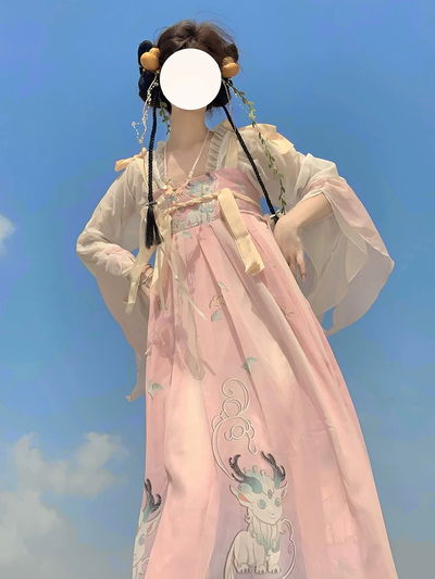 HanFu 2 piezas rosa 