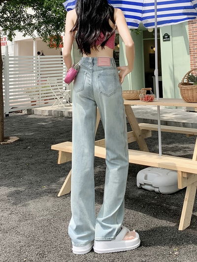 Pantalón jean recto 