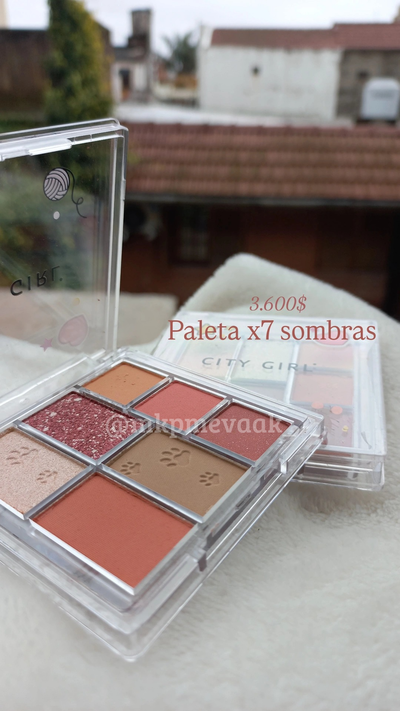 paleta x7 sombras