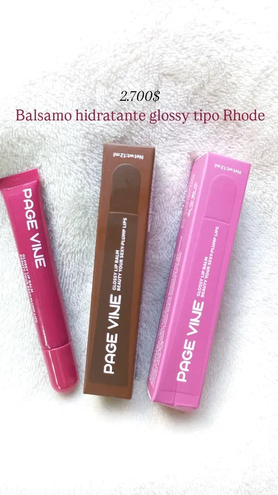 Balsamo hidratante Glossy dupe Rhode