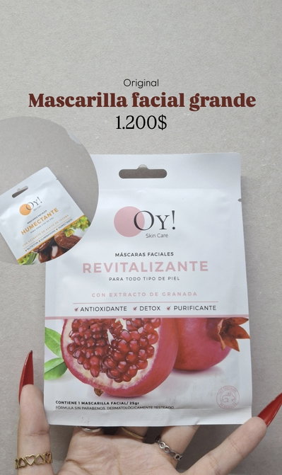 Mascarilla facial Oy! original