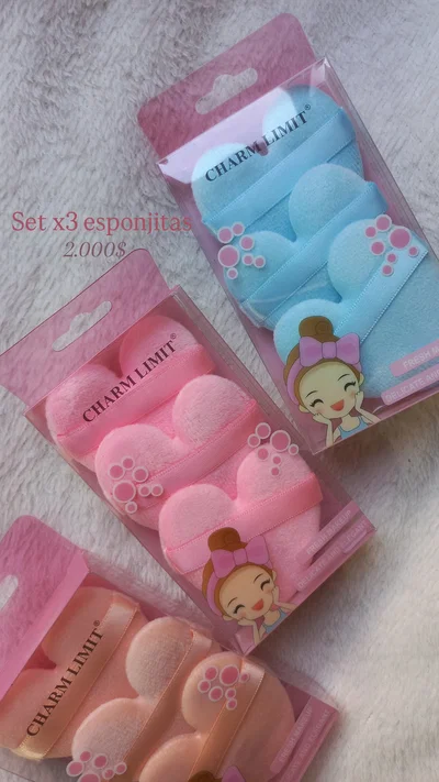 Set x3 esponjitas grandes