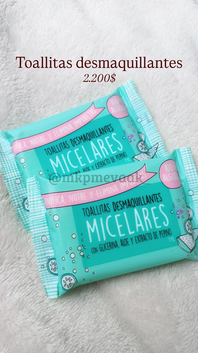 Toallitas desmaquillantes 