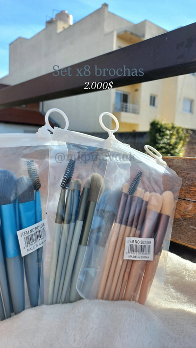 Set x8 brochas