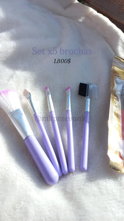Set x5 brochas 