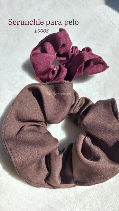 Scrunchie grande para pelo