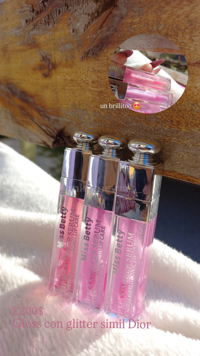 Gloss con Glitter simil dior
