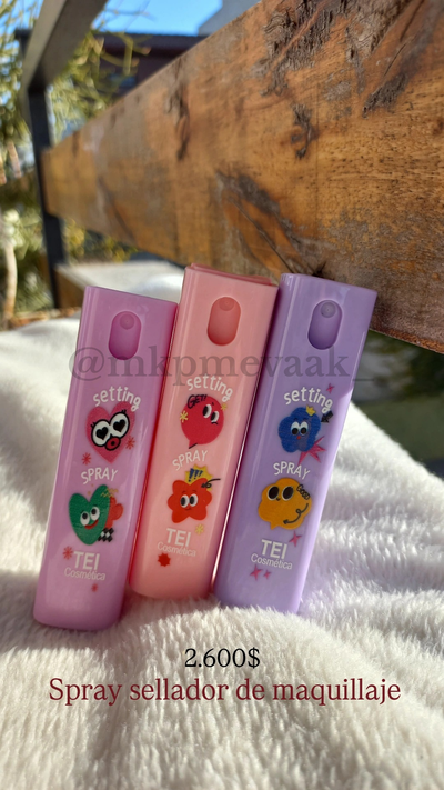Spray sellador de maquillaje