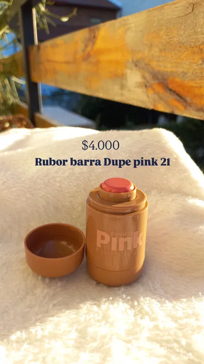 Rubor en barra pink 21 dupe