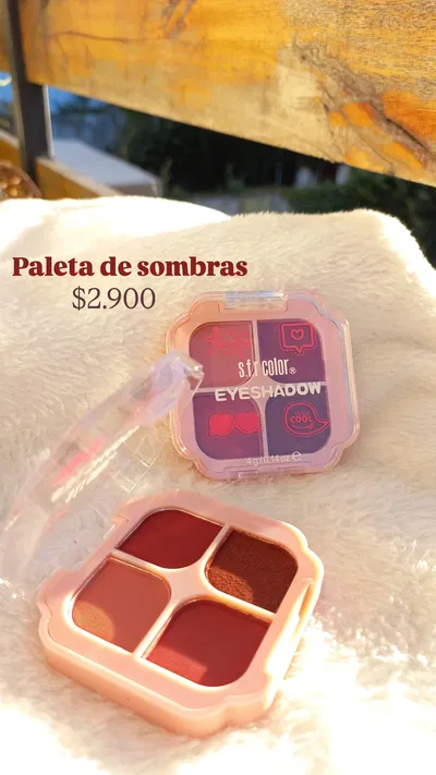Paleta de sombras x4