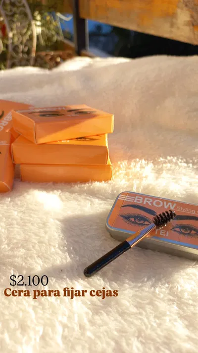 Cera para fijar cejas tei sellada con aplicador