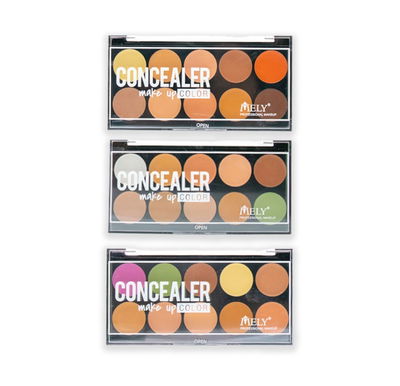 PALETA DE CORRECTOR EN CREMA 10 TONOS MELY