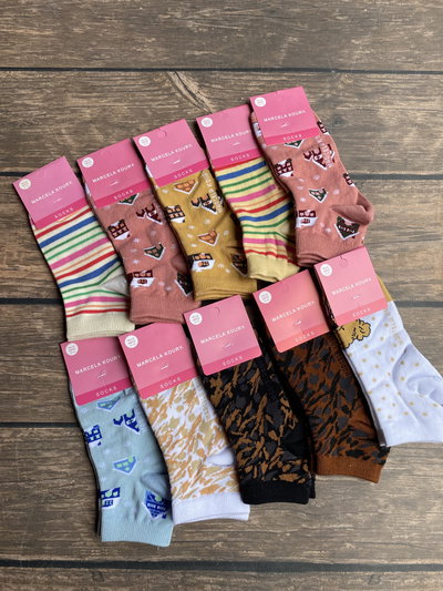 Soquetes Marcela Koury - estampados