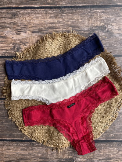 Colaless algodon y puntilla