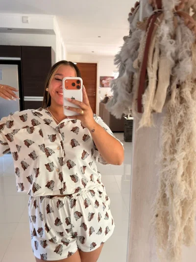 Pijama camisero tiger 