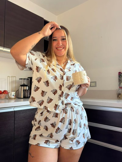 Pijama camisero tiger 