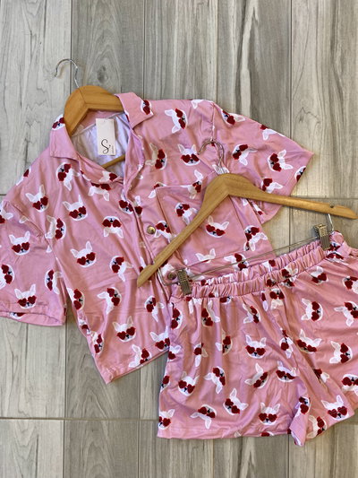 Pijama camisero perritos 