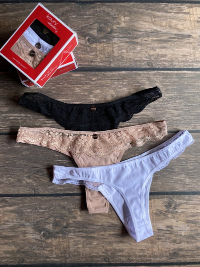 Colaless Kaury algodón & puntilla