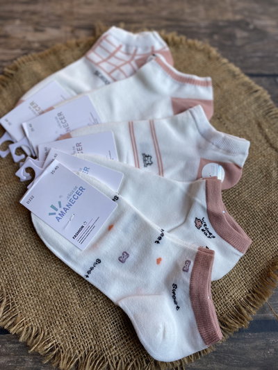 Soquetes Amanecer III - pack x3