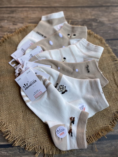 Soquetes Amanecer - pack x3