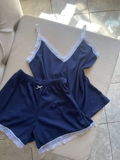 Pijama morley azul marino