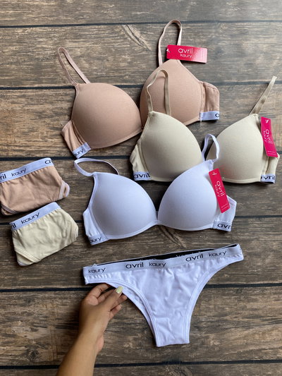 Avril Kaury de algodón - con vedetina