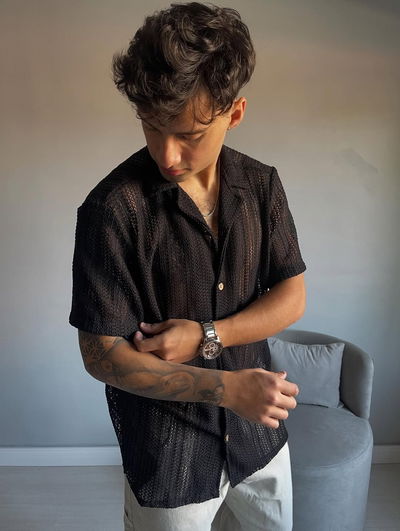 Camisa Tejida Relaxed